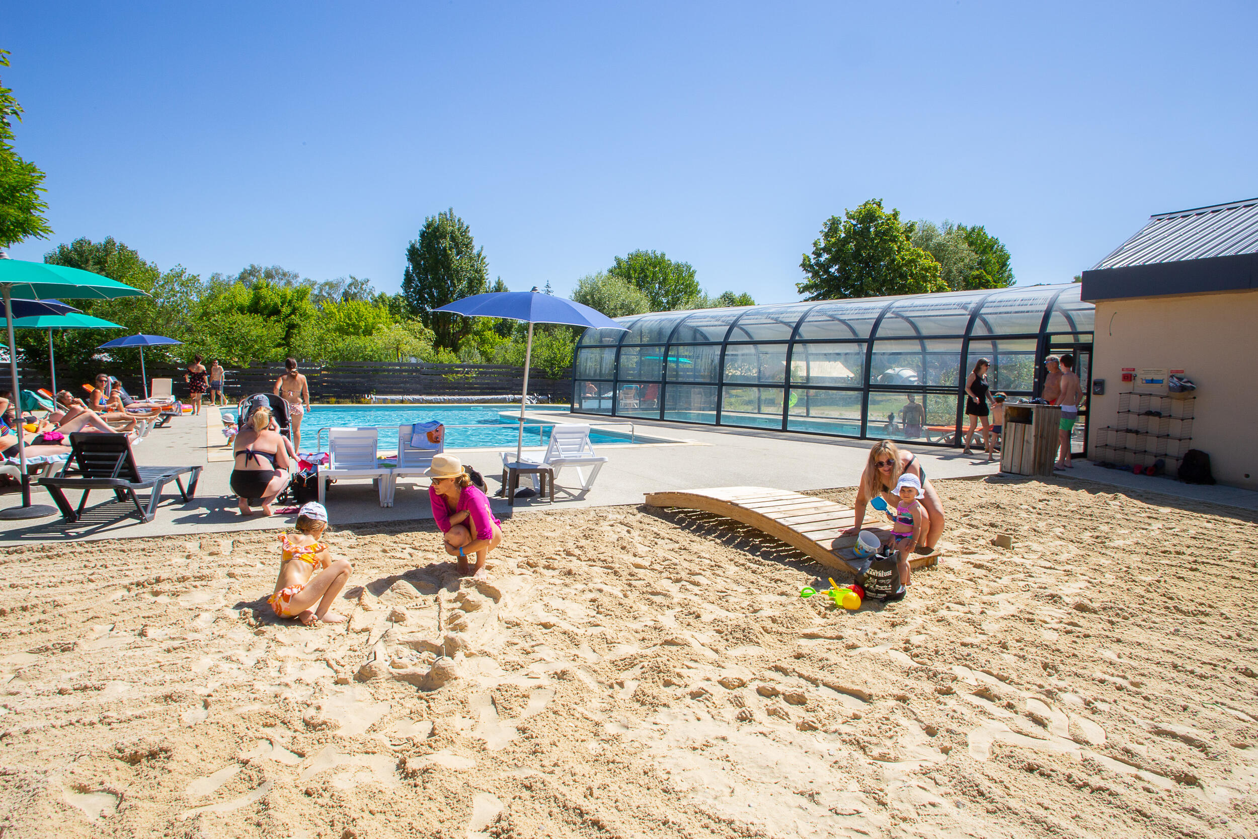 Activités 10 Atelier sable Club des Clapotins enfants camping Paladru